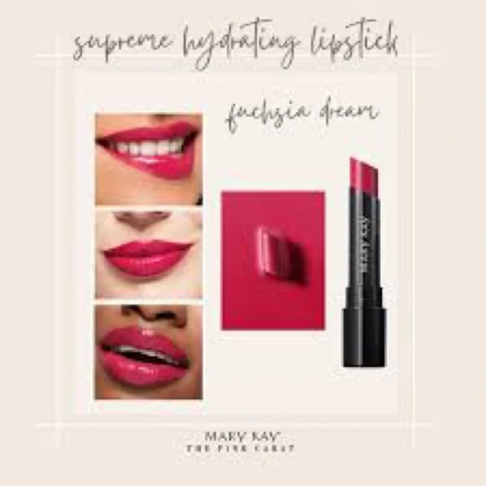 Mary Kay Supreme Hydrating Lipstick - Fuschia Dream New in Box
